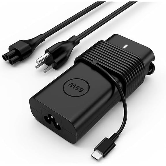 65W USB C Laptop Charger Compatible with Dell Pro 14 16 Plus, 14 Plus, 16 Plus, Pro 13 Plus, Pro 14, Pro 16, Pro 13 14 Premium, Pro Rugged 13 14 Laptop Power Cord Type C Fast Adapter