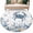 White-2, variant on Blue Crab Coastal Round Area Rug 8Ft Washable Large Circle Rugs for Living Room Dorm, Beach Starfish Nautical Coral Botanical Non-Slip Carpet Floor Mats Indoor Outdoor Carpet Runner Home Decor