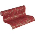 thumbnail image 1 of Papier Peint Baroque Légèrement Texturé Non Tissé Style Baroque Brillant Rouge, 1 of 5