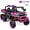Pink, variant on TCARAIWEN 24V 2-Seater Ride On Dump Truck,Ride on Car Truck,Ride on UTV W/,Ride on Toys W/ Dump Bed/Shovel, LED Light, Music, Remote Control,6 Wheels 4WD Ride On Toys for Boys Girls (Ages 3+)Green