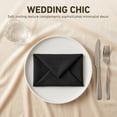 thumbnail image 3 of REGALWOVEN 12 Pack Cloth Napkins, Cotton Washable and Reusable Table Dinner Napkins for Restaurant, Weddings, Event and Parties Black, 3 of 6