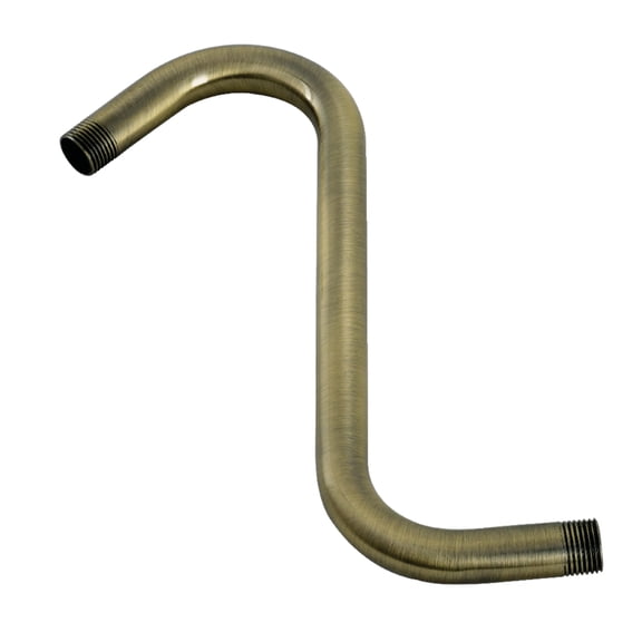 Kingston Brass K159A3 Trimscape 10-Inch S-Shape Shower Arm in Antique Brass