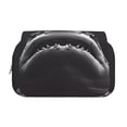 thumbnail image 2 of Disketp Black And White Shark Estuche de Lápices de Doble Capa con Tapa Abatible y Cremallera, Organizador Escolar para Adolescentes y Adultos, 2 of 7