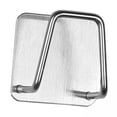 thumbnail image 1 of Estante de almacenamiento de esponjas,Soporte de esponja para fregadero de cocina,estante de drenaje de esponja,Soporte de esponja adhesiva de acero inoxidable para almacenamiento,Soporte de, 1 of 8