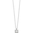 thumbnail image 2 of Sterling Silver Brilliant Embers Rhodium-Plated Cz Necklace Made In China qmp899-18, 2 of 5
