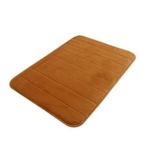 Blasgw Absorbent Soft Memory Foam Mat Bath Bathroom Bedroom Floor Shower Rug Decor Brown