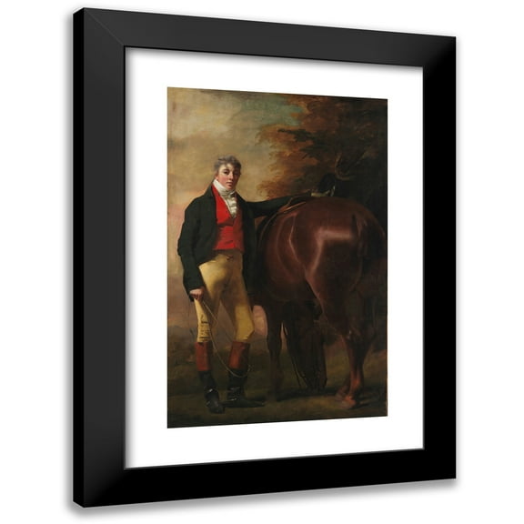 Sir Henry Raeburn 11x14 Black Modern Framed Museum Art Print Titled - George Harley Drummond (1783-1855) (ca. 1808-9)