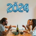 thumbnail image 2 of LCXmlly Party Photo Backdrop Bright Color Number Balloon Decoration Inflatable Widely Used 2024 New Year Party Ornament, 2 of 8