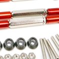 thumbnail image 3 of fastboy Wheelbase Steering Link Rod Set For 1/12 D90 MN-99 OFF-Road RC Car Accessories Red, 3 of 6