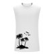 thumbnail image 3 of Camiseta sin mangas de cuello redondo para hombre, jersey deportivo de alta elasticidad, cuello redondo, sin mangas, ropa deportiva para hombre musculoso, camiseta sin mangas de algodón para hombre, 3 of 5