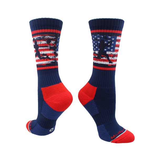 Usa Football Player American Flag Crew Socks Navy Red White Large Navy Red White Large Walmart Com Usa Football Player American Flag Crew Socks Navy Red White Large Navy Red White Large Walmart Com