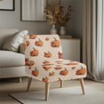 thumbnail image 3 of HELLHERO Pumpkin Harvest Pattern Non Slip Elastic Bottom Armless Chair Soft Cover Stain Protection Slipper Chair Covers for Armless Sofa Chair, 3 of 8