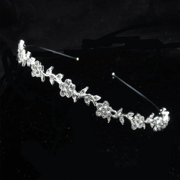 XmhyTop-A 1PC Bridal Headband Elegant Rhinestone Wedding Birthday Hair Accessory for Brides-12cm,B20