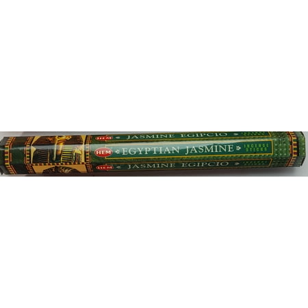 Egyptian Jasmine, HEM Incense 20 Stick Single Tube, Imported From (Best Incense Sticks In India)
