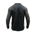 thumbnail image 5 of JTieacloth Classic Collared Shirt with Pocket Mens 2 Pack Cotton T Shirt Crew Neck Long Sleeve Tee Shirts Hipster Hip Hop Longline Casual Tops Gym Muscle Shirts Gray L, 5 of 5