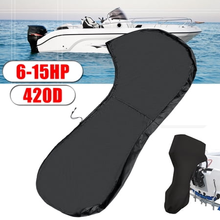 Black 6 15hp 4d Full Outboard Boat Motor Engine Cover Dust Rain Protection Walmart Canada