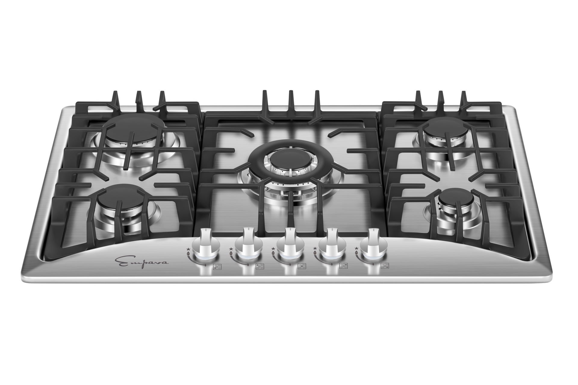 Empava 30" 5 Burners Gas Stove Cooktop in Stainless, EMPV-30GC5B70C