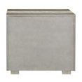thumbnail image 4 of Home Fare Table de Chevet Moderne 3 Tiroirs avec Incrustation de Marbre en Naturel, 4 of 7