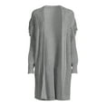 thumbnail image 5 of Time and Tru Women's Stitch Fringe Cardigan, 5 of 5