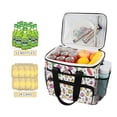 thumbnail image 2 of FORMRS Insulated Cooler Bag 24 Cans Capacity Soft Leakproof Lunch Box with Side Pockets, Various Vegetables Pattern, 2 of 7