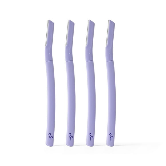 Flamingo Dermaplane Razor - Face Razors for Women, Disposable, 4-Pack