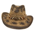 thumbnail image 3 of lionlar Chapeau de Soleil Classique Cowboy pour Randonnée, Vacances, Été, Extérieur, Cadeaux de Vacances Kaki, 3 of 6