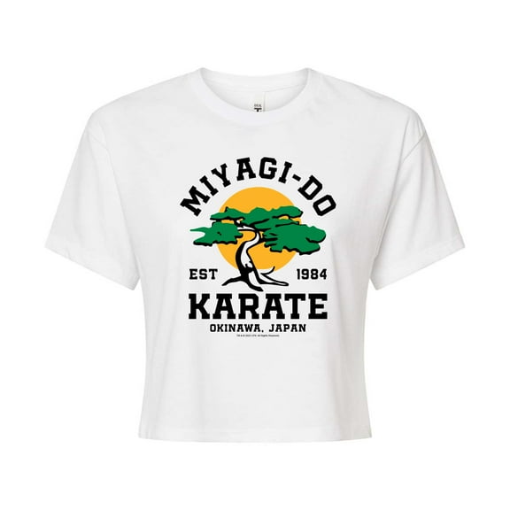 The Karate Kid - Mr. Miyagi Do Karate - Juniors Cropped Graphic T-Shirt