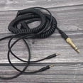 thumbnail image 6 of 3.5mm to 2x2.5mm Headset Cable with 6.35mm Adapter for Tracks V10 V12X3 Headphones Coiled Wire 74.8in Unstretch Length, 6 of 7