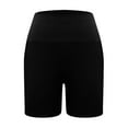 thumbnail image 6 of Buigttklop High Waisted Biker Shorts for Women-8"/5"/3" Soft Black Spandex Shorts for Workout Volleyball Yoga Dance, 6 of 6