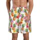 thumbnail image 1 of Fotbe Hawaiian Pineapples And Hibiscus Flowers Trajes de Baño Estampados para Hombre, Shorts de Verano de Secado Rápido, Ropa de Playa, Bañadores-Small, 1 of 6