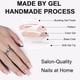 thumbnail image 4 of Uñas postizas Press On Anyos 32 piezas French Tip Soft Gel, 4 of 6