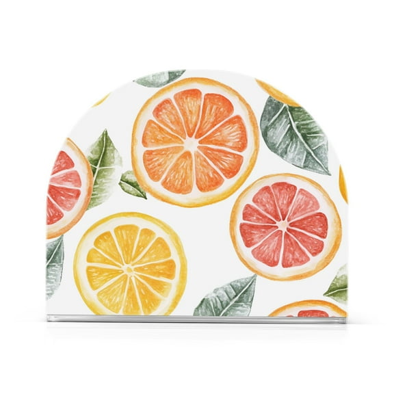 Yayeee Napkin Holder for Table Kitchen Paper Tissue Organization, Candy Grapefruit Slices