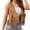 Brown, variant on Boho Chic Women's Sleeveless Fringed Vest Jacket with a Front Open Design Crafted from Denim Look Material for a Stylish Western Inspired Layering Piece XXL Size Black