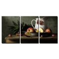 thumbnail image 2 of wall26-3 Piece Canvas Wall Art - Still Life with Fruits on Wood Table - Modern Home Art Stretched and Framed Ready to Hang - 16"x24"x3 Panels, 2 of 4