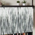 thumbnail image 5 of Sage Green Grey Vintage Rod Pocket Curtain Valance, Retro Abstract Art Farmhouse Window Valance for Living Room, Bedroom, Kitchen 60"W x 18"L, 5 of 9