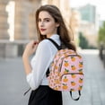 thumbnail image 6 of FORMRS Mini Backpack Purse for Women Quilted Travel Daypack Casual Shoulder Bag, Cartoon Oranges, 6 of 7