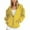 Yellow, variant on Amidoa Hooded Women's Coats Green Pullover Full-Zip Jackets Plus Size Drawstring Long Sleeve Clothes Jacket for Women L