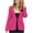 Hot Pink, variant on Turilly Women Coats Winter Jacket Womens Ladies Turn Down Collar Jacket Long Sleeve Coat Outerwear Blazer
