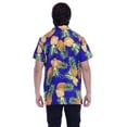thumbnail image 6 of Varnit Crafts Hawaiian Shirt for Men Aloha Cut Pineapple Blue 5XL, 6 of 6