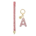 thumbnail image 1 of Llavero de Letra Inicial para Mujeres, Llavero de Alfabeto de Rhinestone A, Encanto Brillante con Corazón para Accesorios de Mochila, Bolso, Llave de Coche, Lanyard, Rosa, 1 of 7