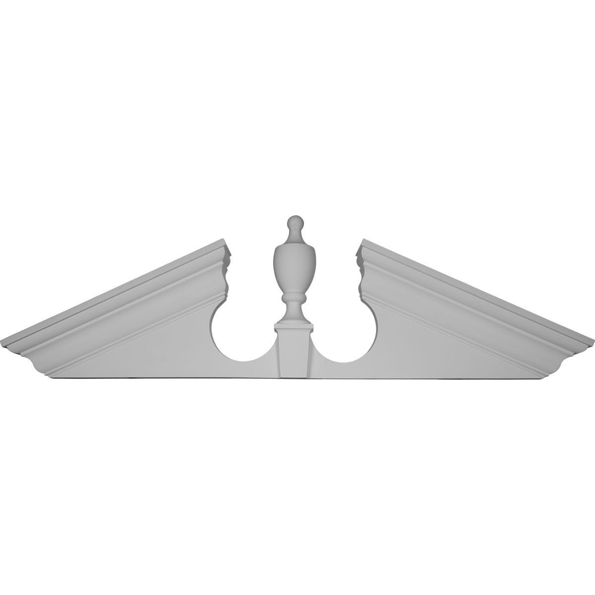61 W X 20 H X 7 8 P Peaked Urn Pediment Walmart Com Walmart Com