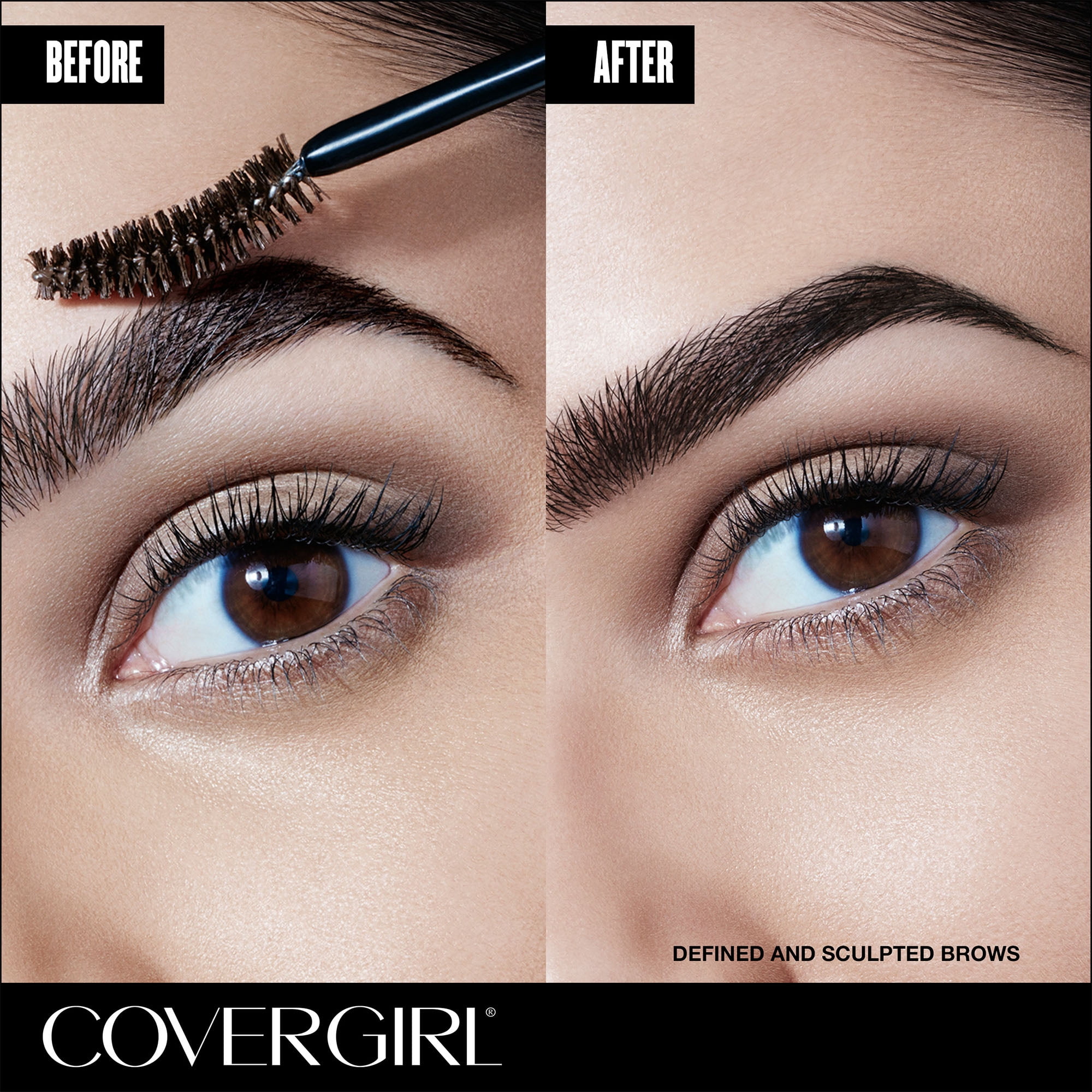 COVERGIRL Brow Shape & Define Eyebrow Mascara, 615 Honey Brown