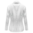 thumbnail image 2 of Sanbonepd Womens Blazer Casual Lapel Collar Button Work Office Business Jacket, 2 of 5