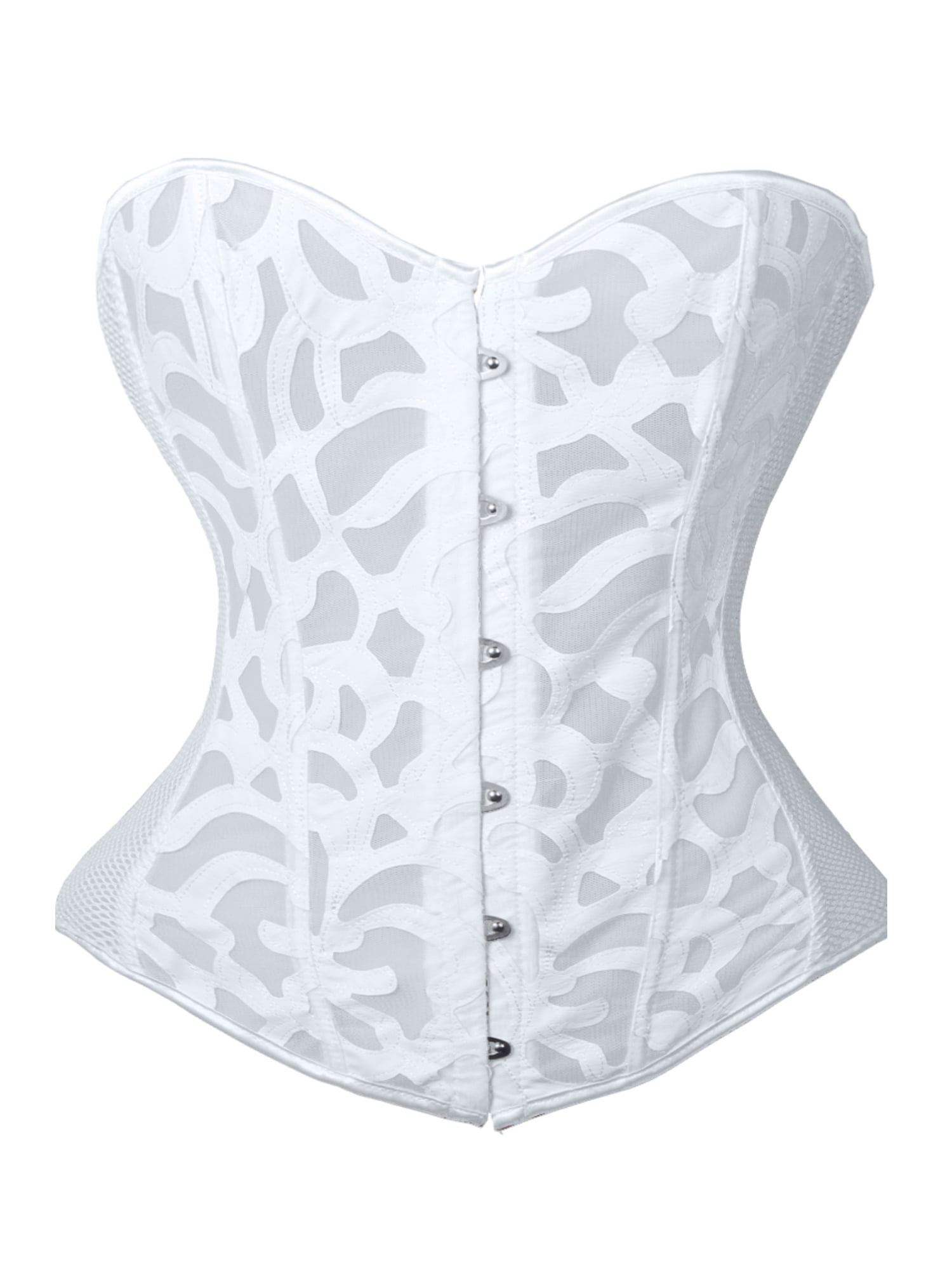 Sayfut Sayfut Fashion Women Steampunk Gothic Mesh Corset Bustier