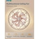 thumbnail image 4 of Ventilador de techo LEDIARY, 16 pulgadas, luz enjaulada, control remoto de 6 velocidades, 4 of 7