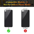 thumbnail image 2 of Kit de reemplazo de vidrio trasero ReuWeu para iPhone 8, 4.7 pulgadas, dorado, 2 of 7