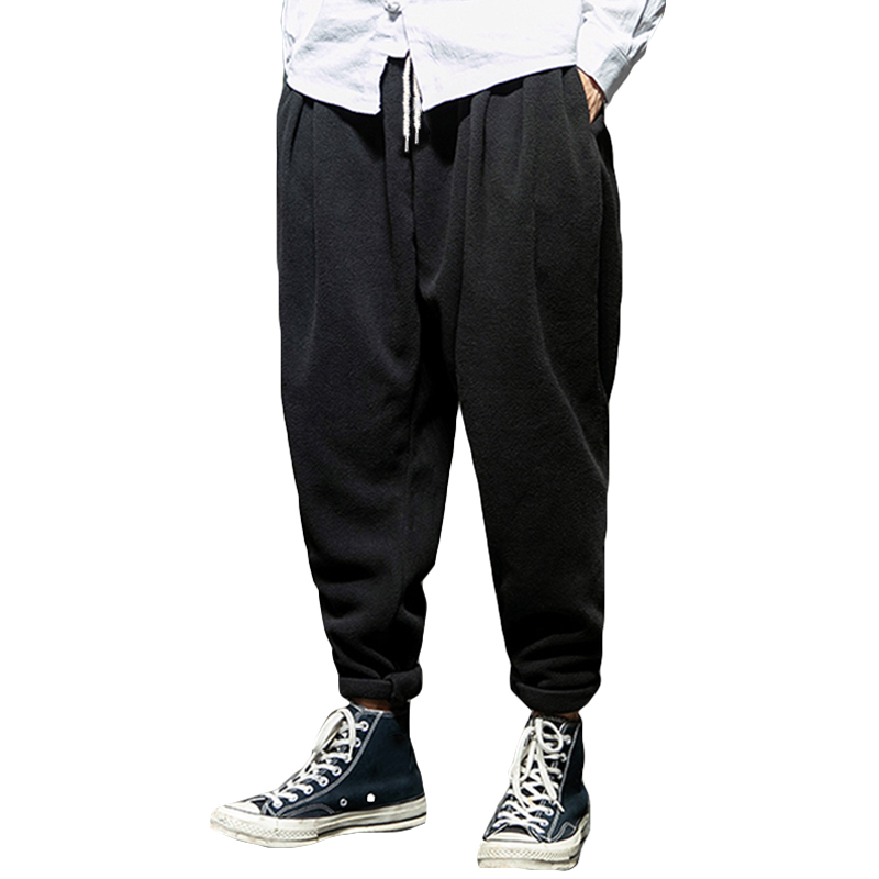 long drawstring joggers