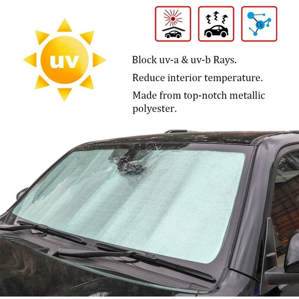 Front Windshield Sunshade - JeCar for 4runner Sunshade Car Sun Shade Heat  Shield Custom-fit Sunshade Sun Visor Mat 