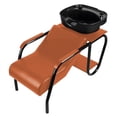 thumbnail image 2 of Lanzxjv Shampoo Bowl with Chair Set Hair Washing Station, Ergonomic Design Backwash Barber Chair Shampoo Bowl Set, Shampoo Bowl Sink Chair for Barbershop Beauty SPA, 2 of 6