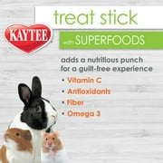 Kaytee Treat Stick with Superfoods, Flax & Strawberry, for Small Animals, 5.5 Ounces
